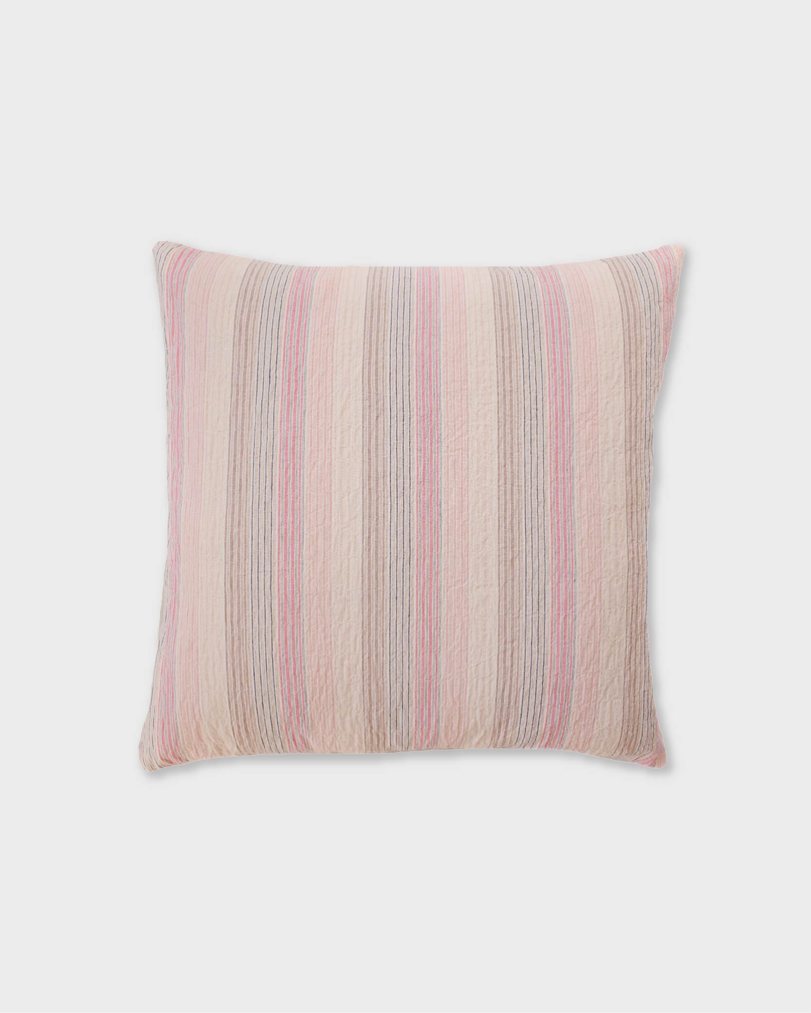 언폴드,unfold,에코백,파우치,천가방,친환경가방,Stripe cushion cover (pink)