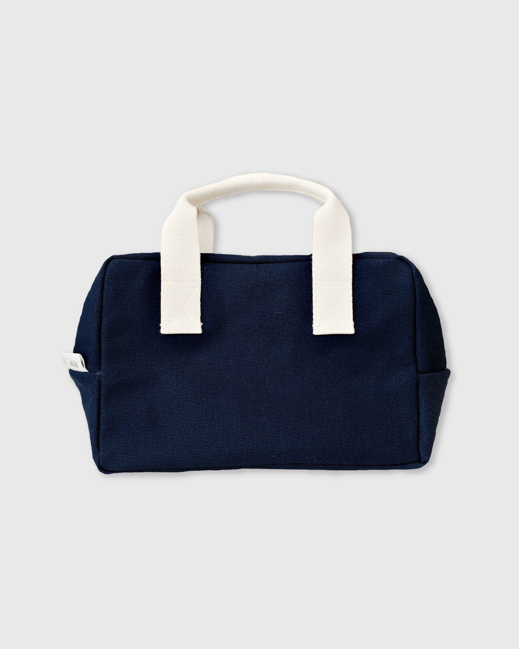 언폴드,unfold,에코백,파우치,천가방,친환경가방,[L - 4/5 예약배송] Boston bag (navy)