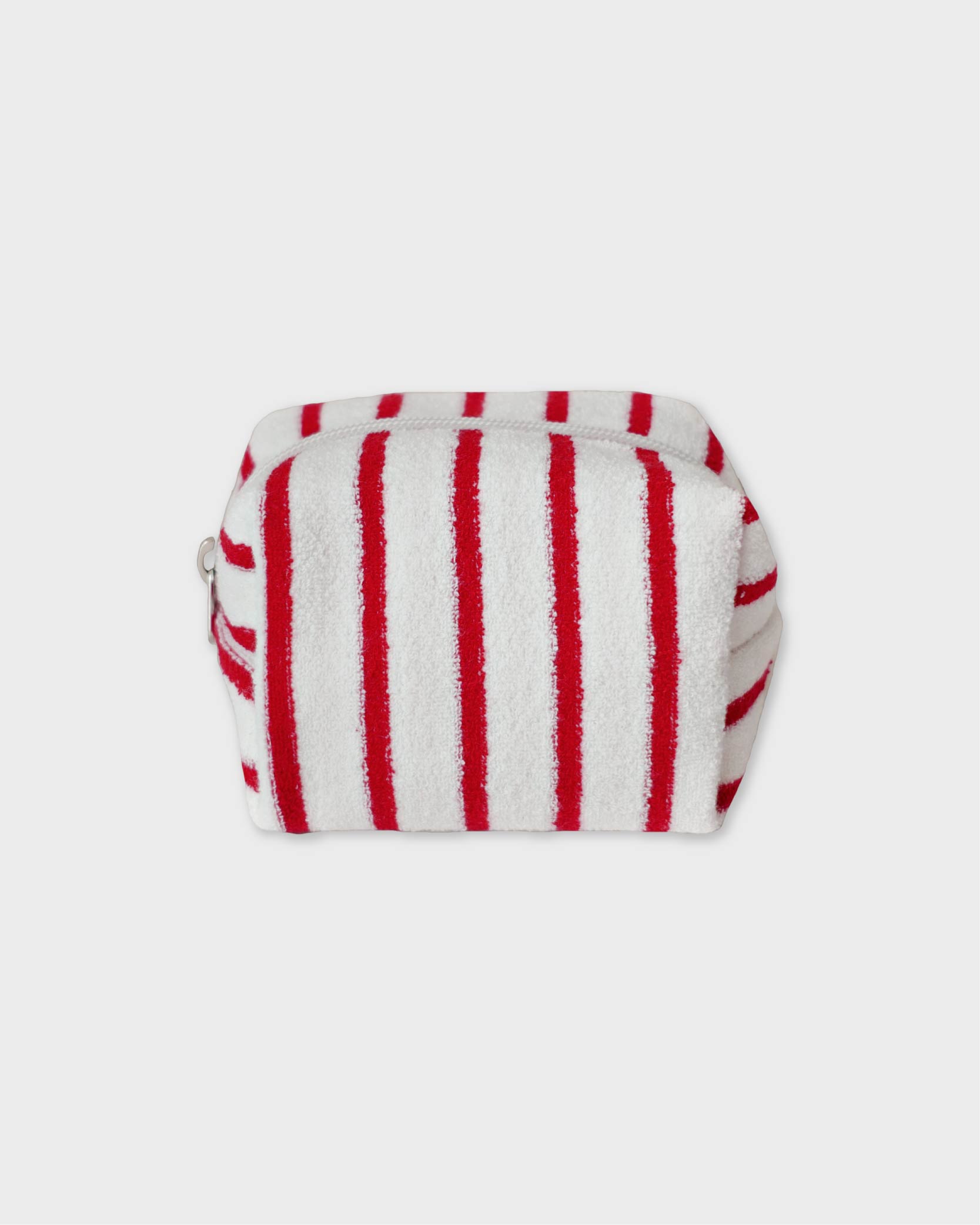 언폴드,unfold,에코백,파우치,천가방,친환경가방,Stripe terry pouch (red)