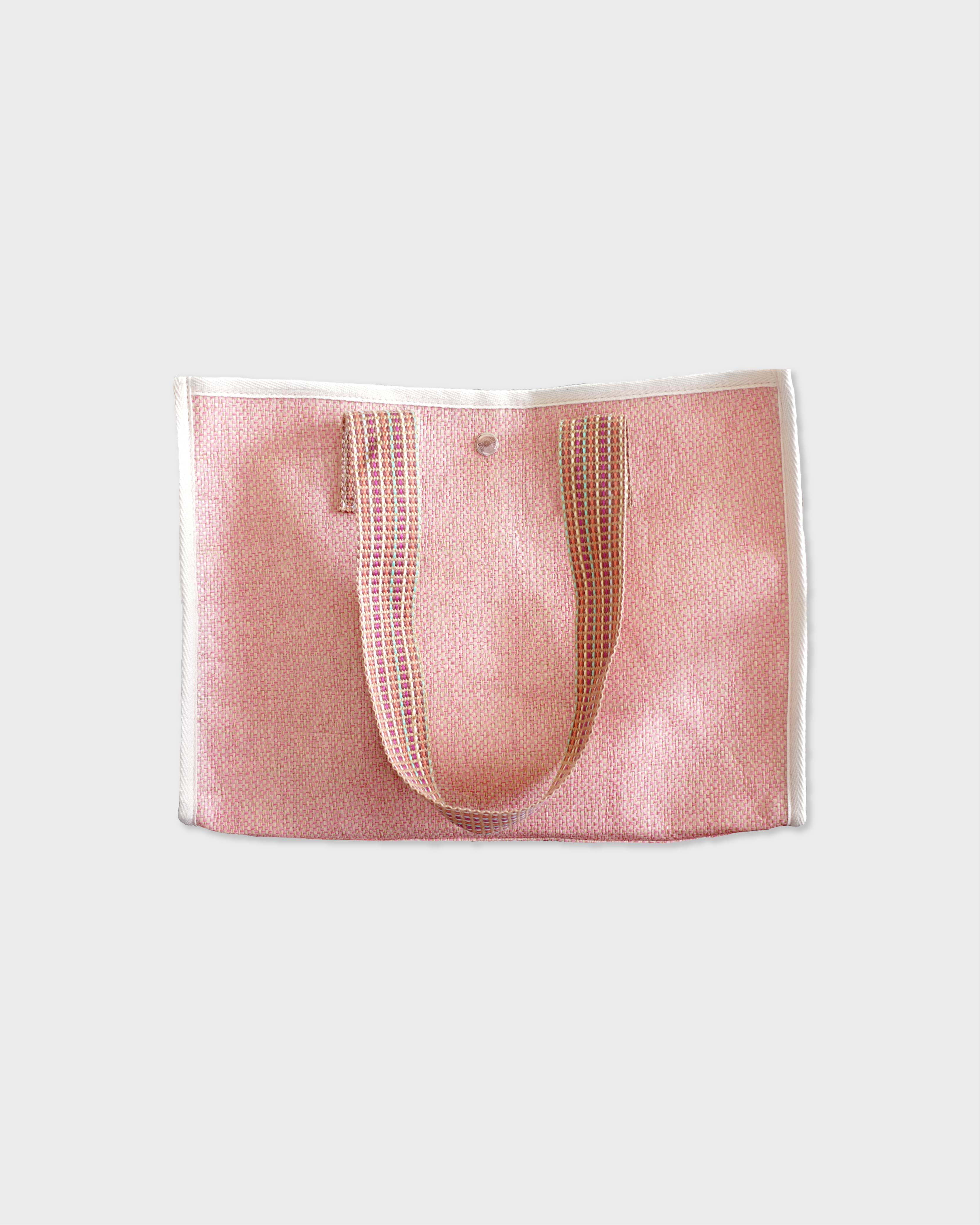 언폴드,unfold,에코백,파우치,천가방,코스터,백팩,스크런치Woven shopper bag (pink)