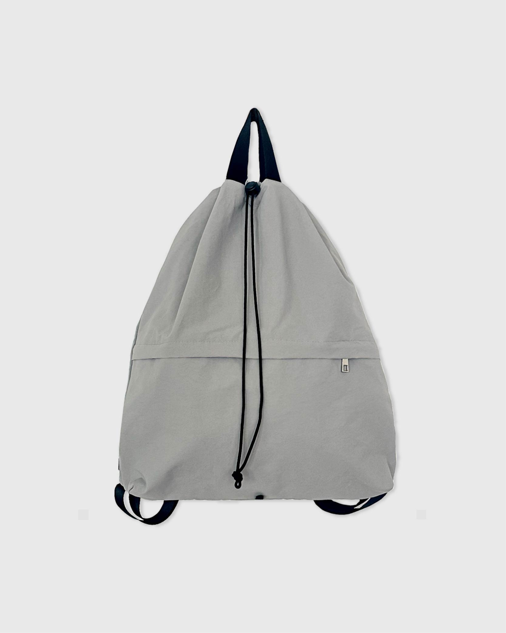 언폴드,unfold,에코백,파우치,천가방,코스터,백팩,스크런치String backpack (gray)