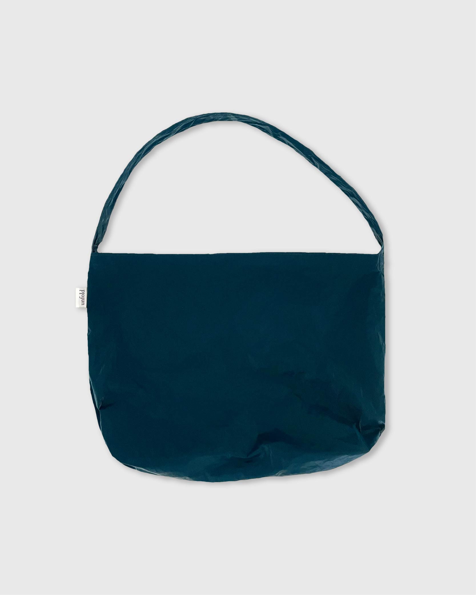 언폴드,unfold,에코백,파우치,천가방,코스터,백팩,스크런치Glossy shoulder bag (turquoise)