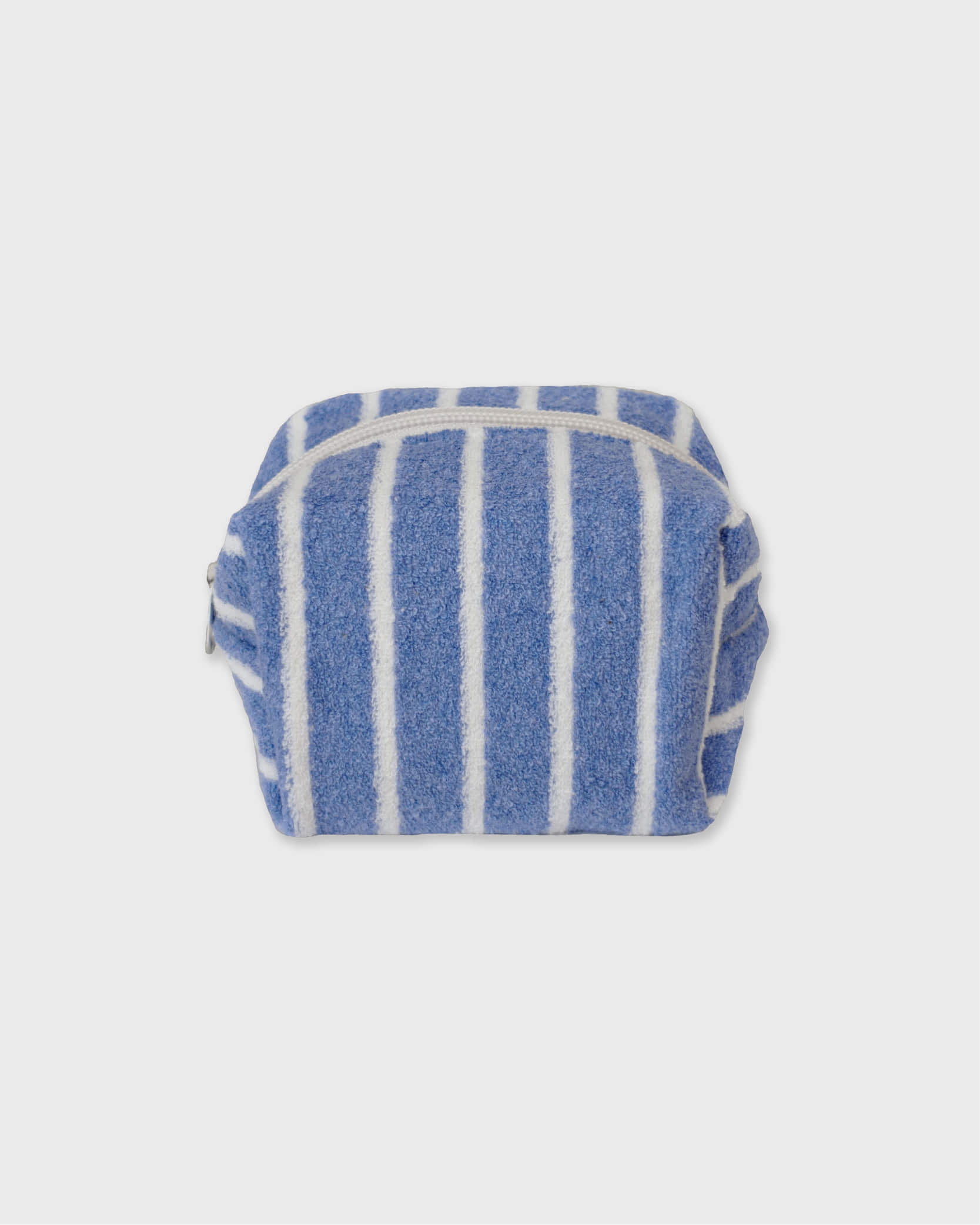 언폴드,unfold,에코백,파우치,천가방,친환경가방,Stripe terry pouch (blue)