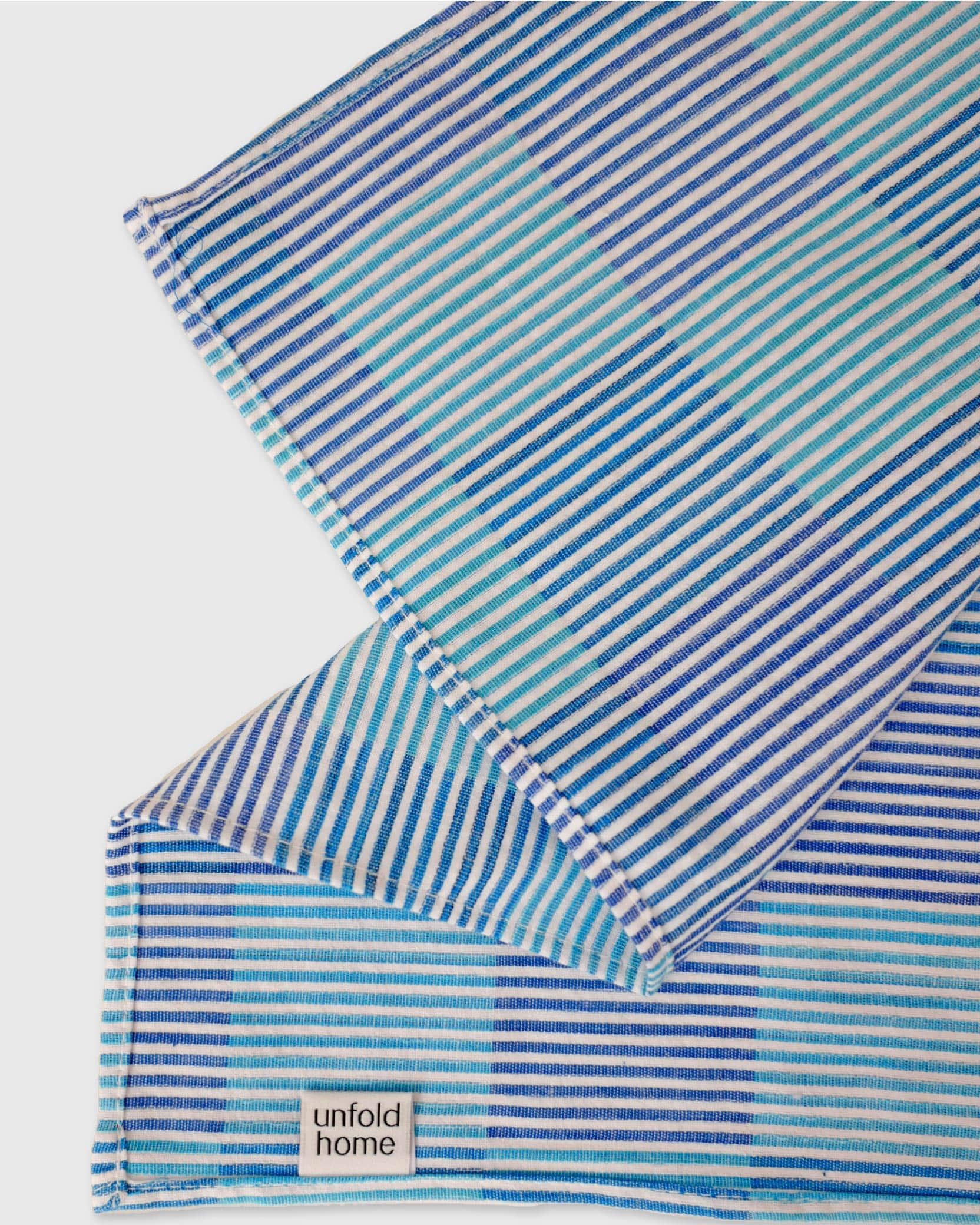 언폴드,unfold,에코백,파우치,천가방,코스터,백팩,스크런치Patchwork kitchen cloth (light blue)