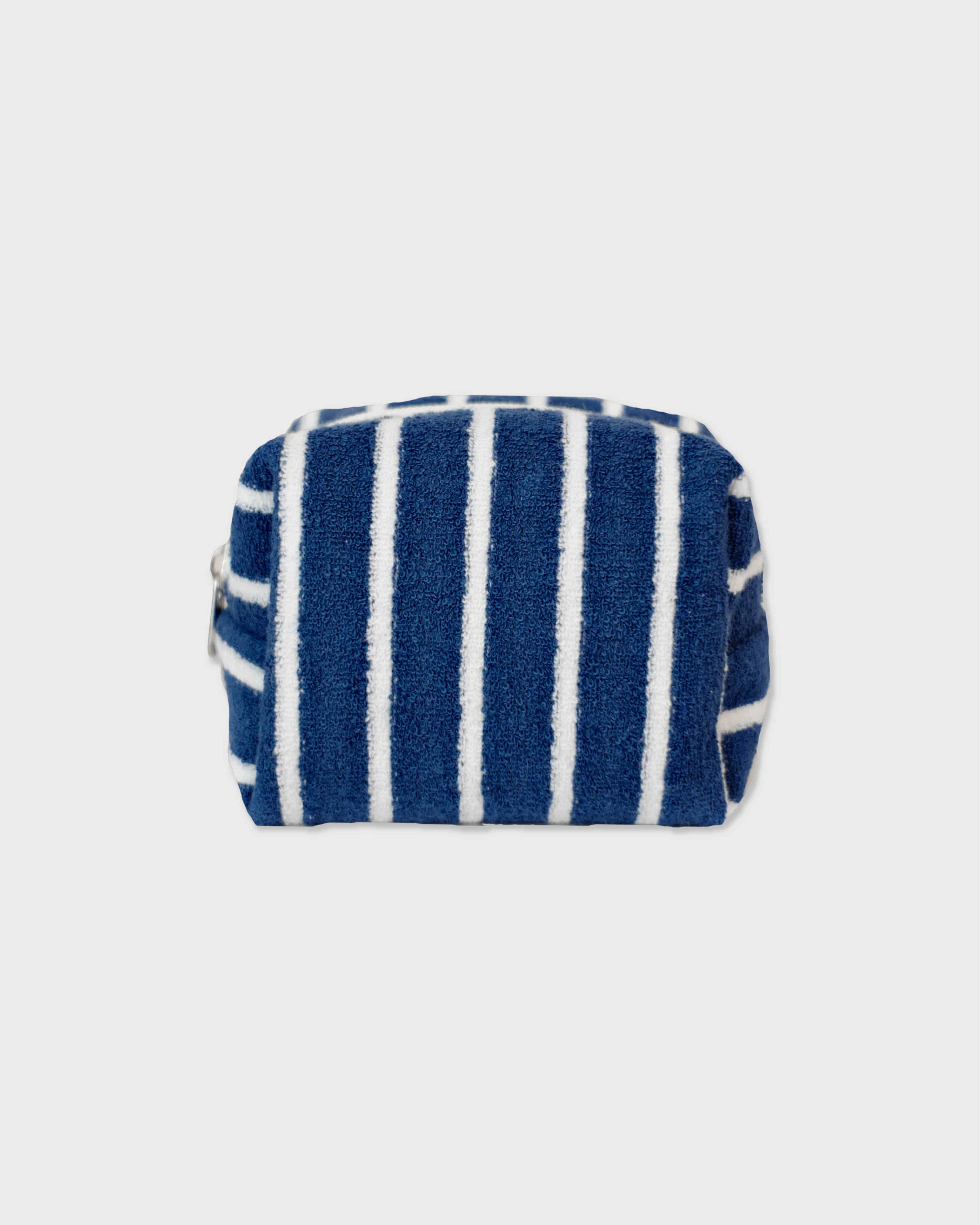 언폴드,unfold,에코백,파우치,천가방,친환경가방,Stripe terry pouch (navy-white)